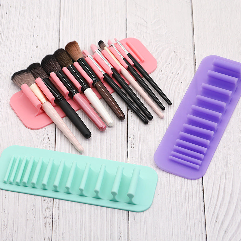 Silicone Makeup Brush Drying Rack Holder