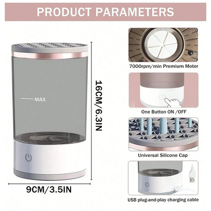 A SonicBrush: Electric Makeup Brush Cleaning Machine