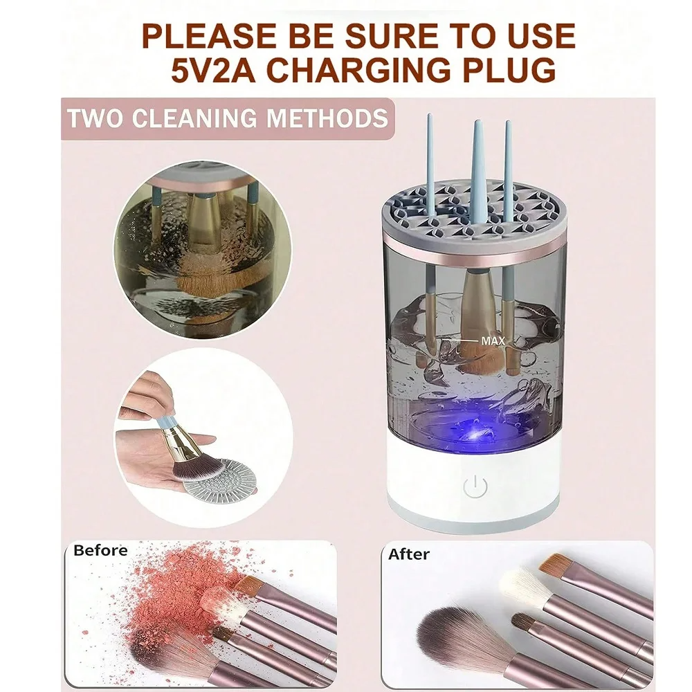 A SonicBrush: Electric Makeup Brush Cleaning Machine