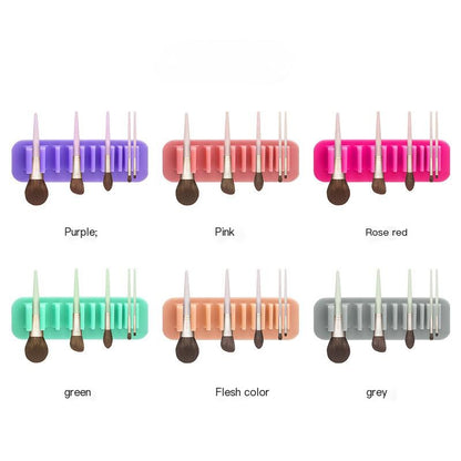 Silicone Makeup Brush Drying Rack Holder